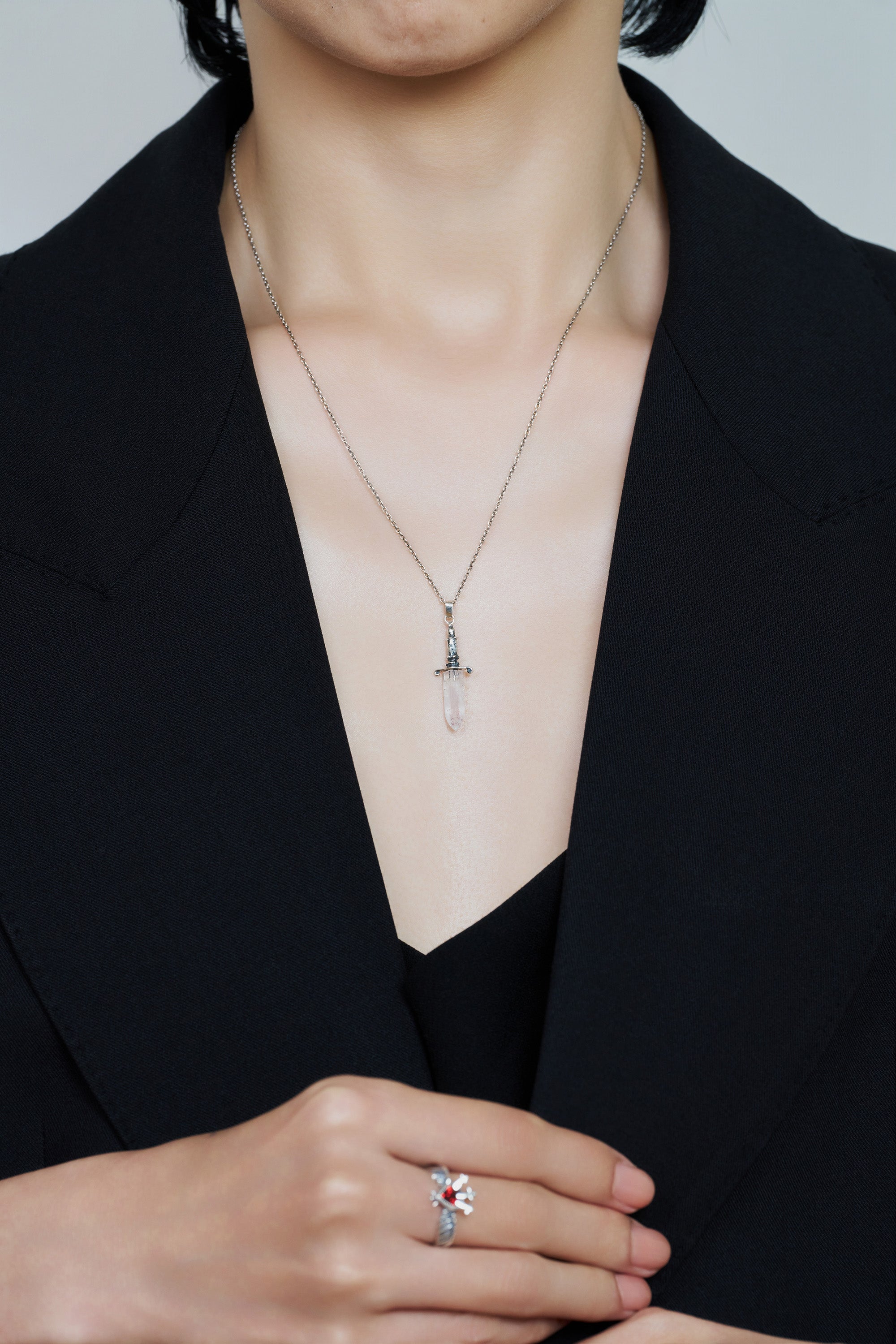 剑形项链（银）