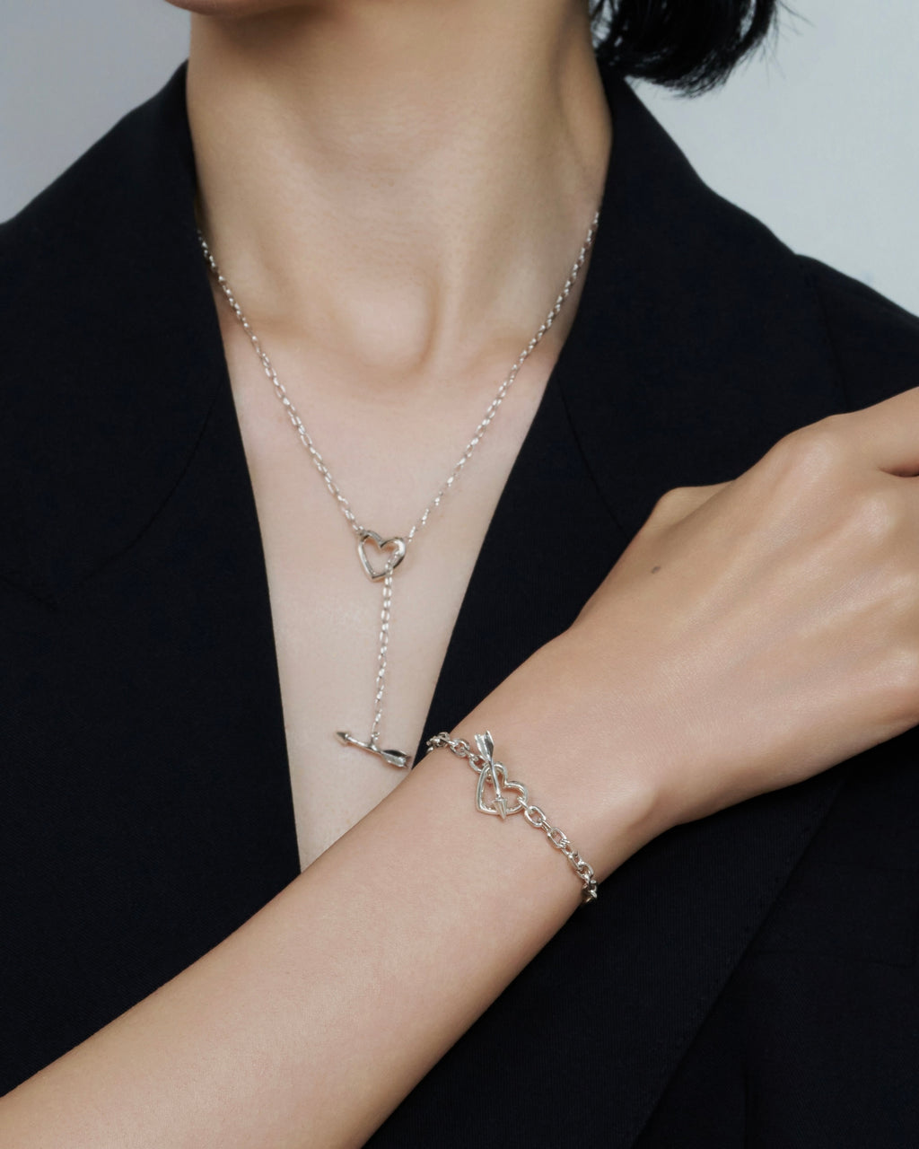 ハート＆アローブレスレット