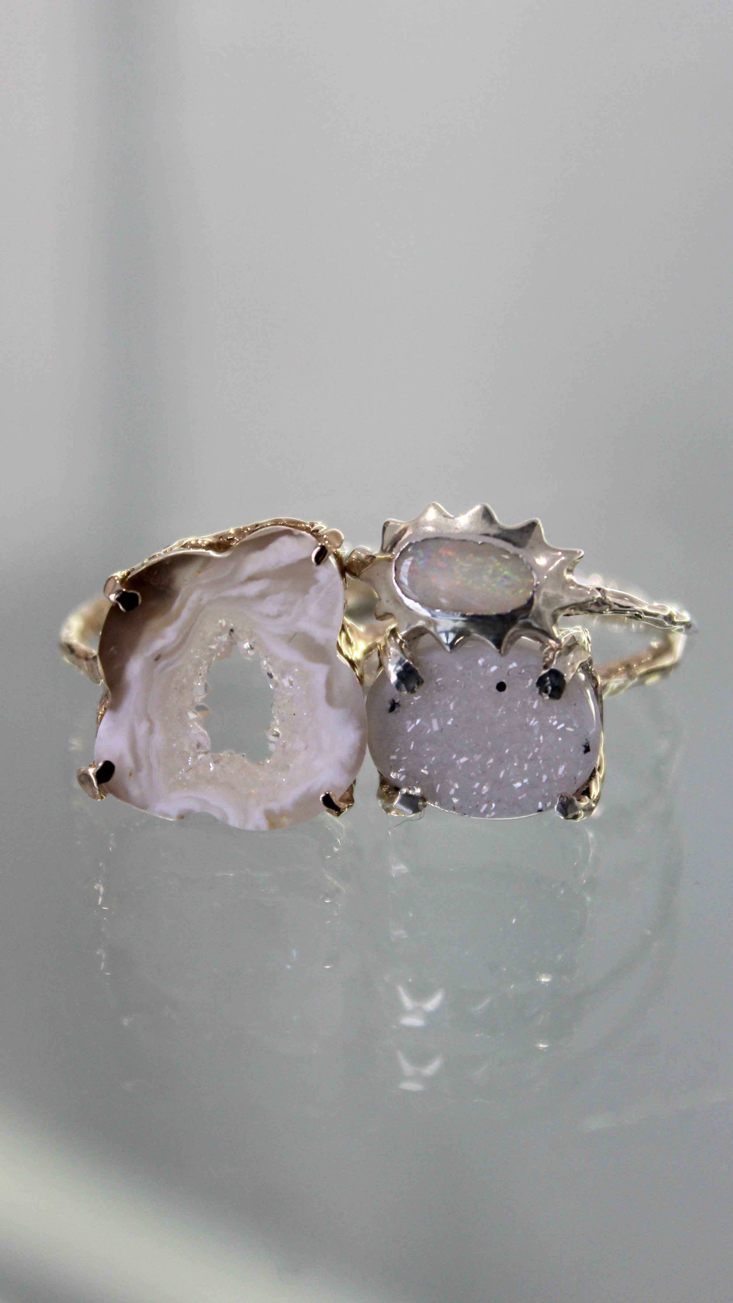 棘オパールリング