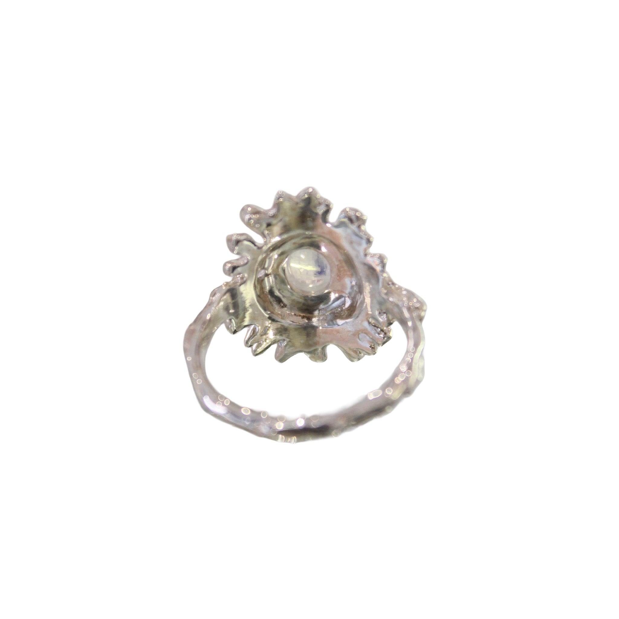 スパイシーリング　ブルームーンストーン